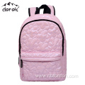 Pink PU children's backpack